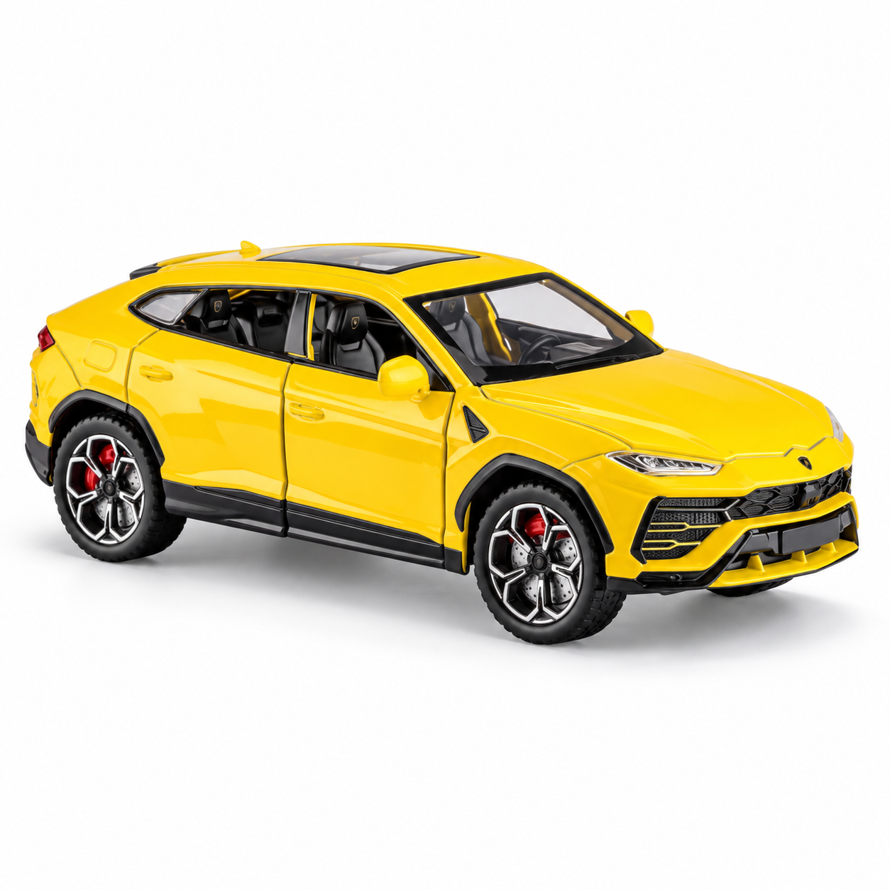 1:24 Scale Diecast SUV Model Car with Sound & LED Lights