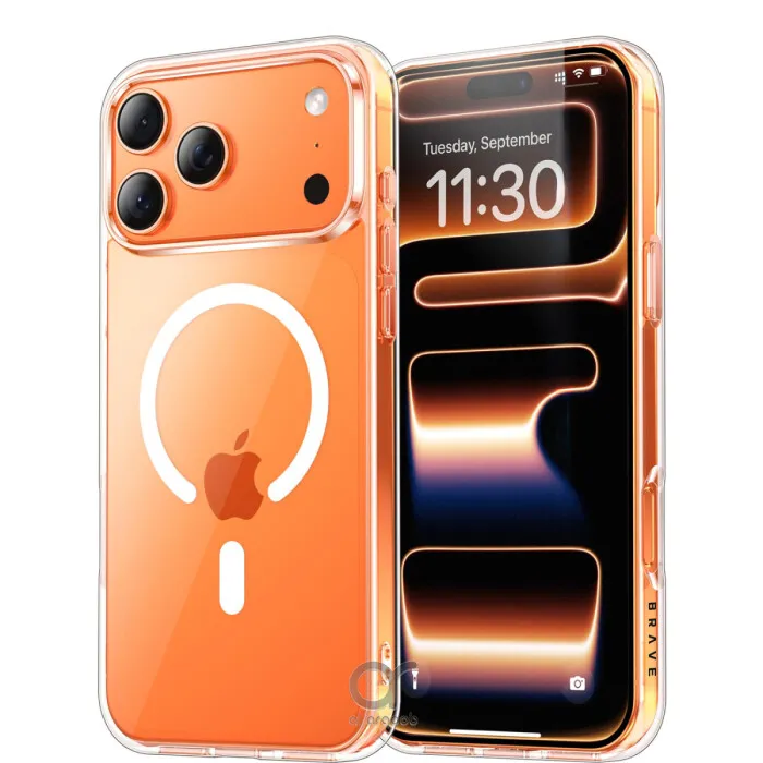 BRAVE BPC-17 Guard iPhone 17 Pro Max Case with Magnetic Ring – Clear