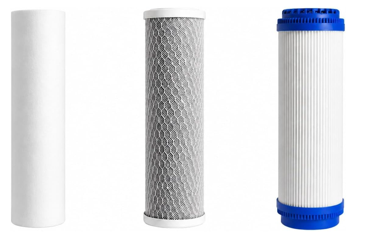 AQUAGUARD PURE WATER SYSTEM UAE 10 Inch 3-Stage Water Filtration System with PP, GAC and CTO Filters