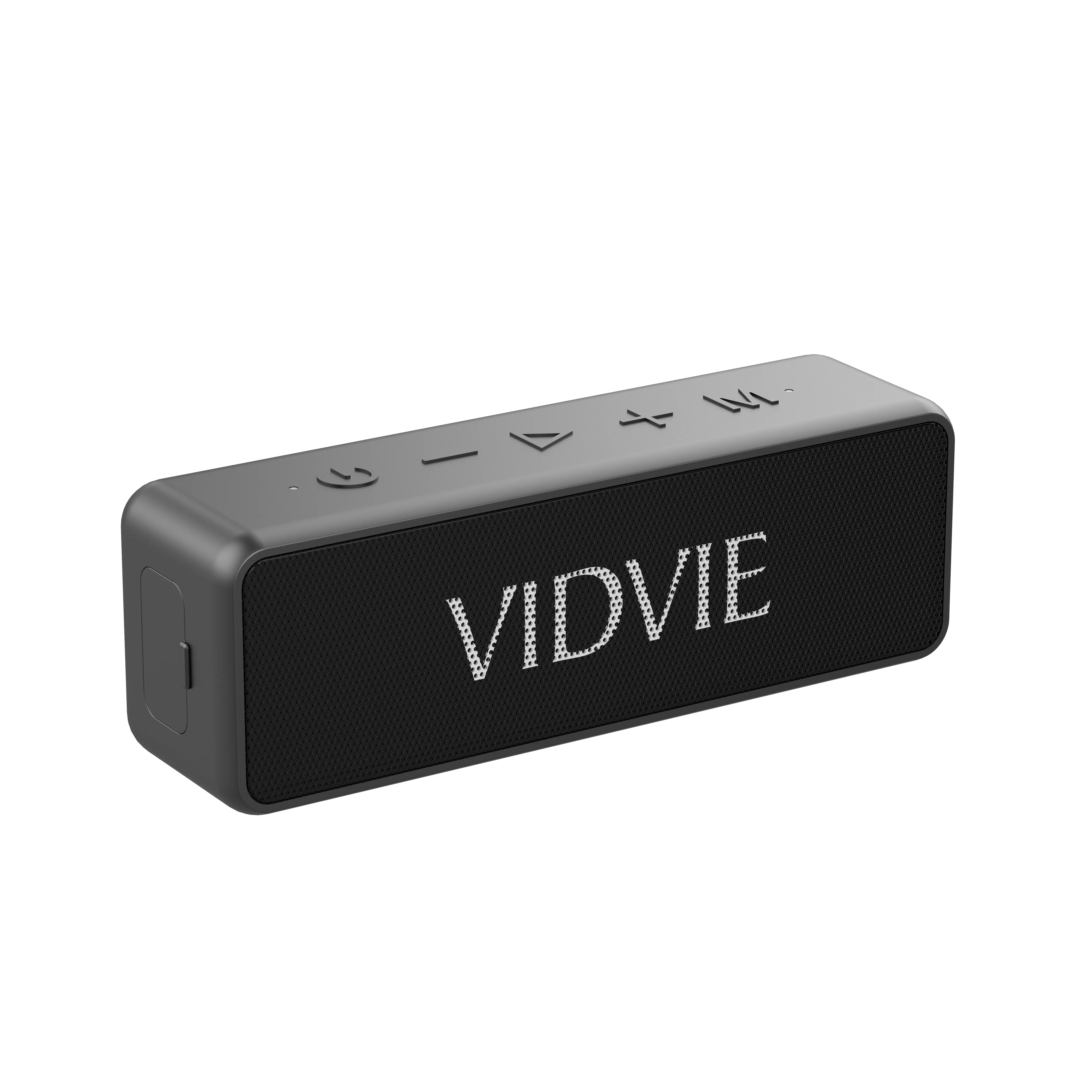 Vidvie Portable Bluetooth Speaker with 3.5mm AUX Input, USB-C Charging, Rechargeable Wireless Speaker with Clear Sound, AUX Cable Included, Black, SP914