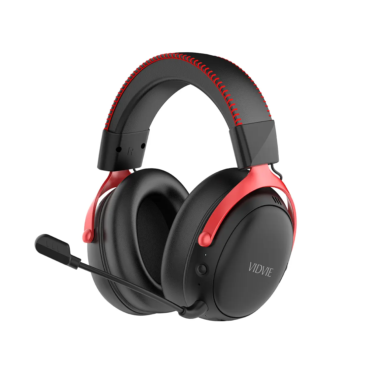Vidvie Gaming Headset with Detachable Microphone, 4 Connection Modes, Over-Ear Stereo Gaming Headphones with Cushioned Ear Cups for PC, Consoles and Phones, BBH2119