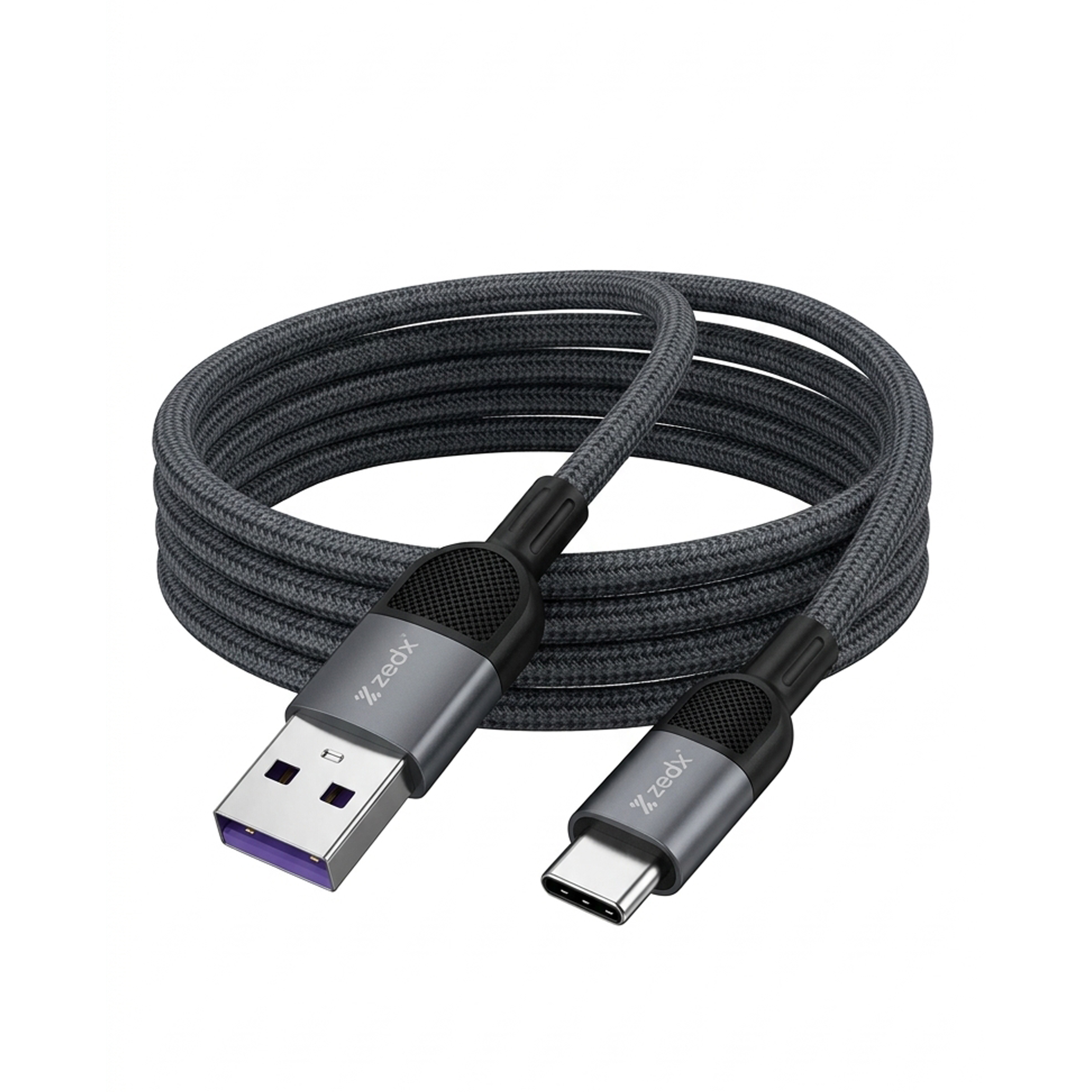 Zedx ZX-020 USB-A to Type-C Fast Charging & Data Cable