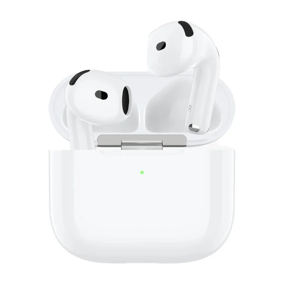 Green Lion Earbuds 5 ANC True Wireless Earbuds with Touch Control, Bluetooth 5.4, Dual-Mic ENC Calls, Wireless Charging, IPX4, White