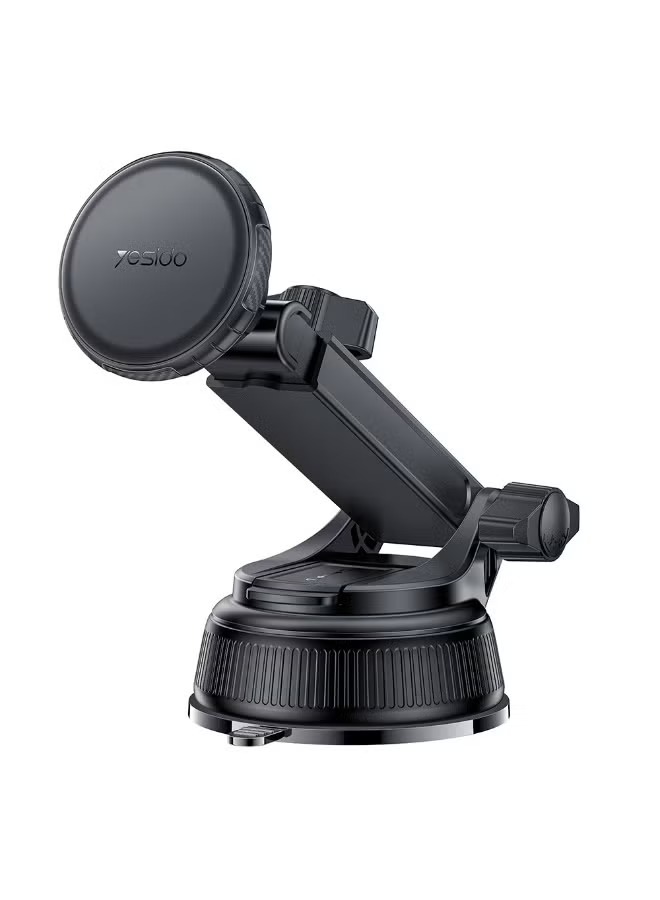 Yesido C276 Car Suction Cup Magnetic Phone Holder (Black)