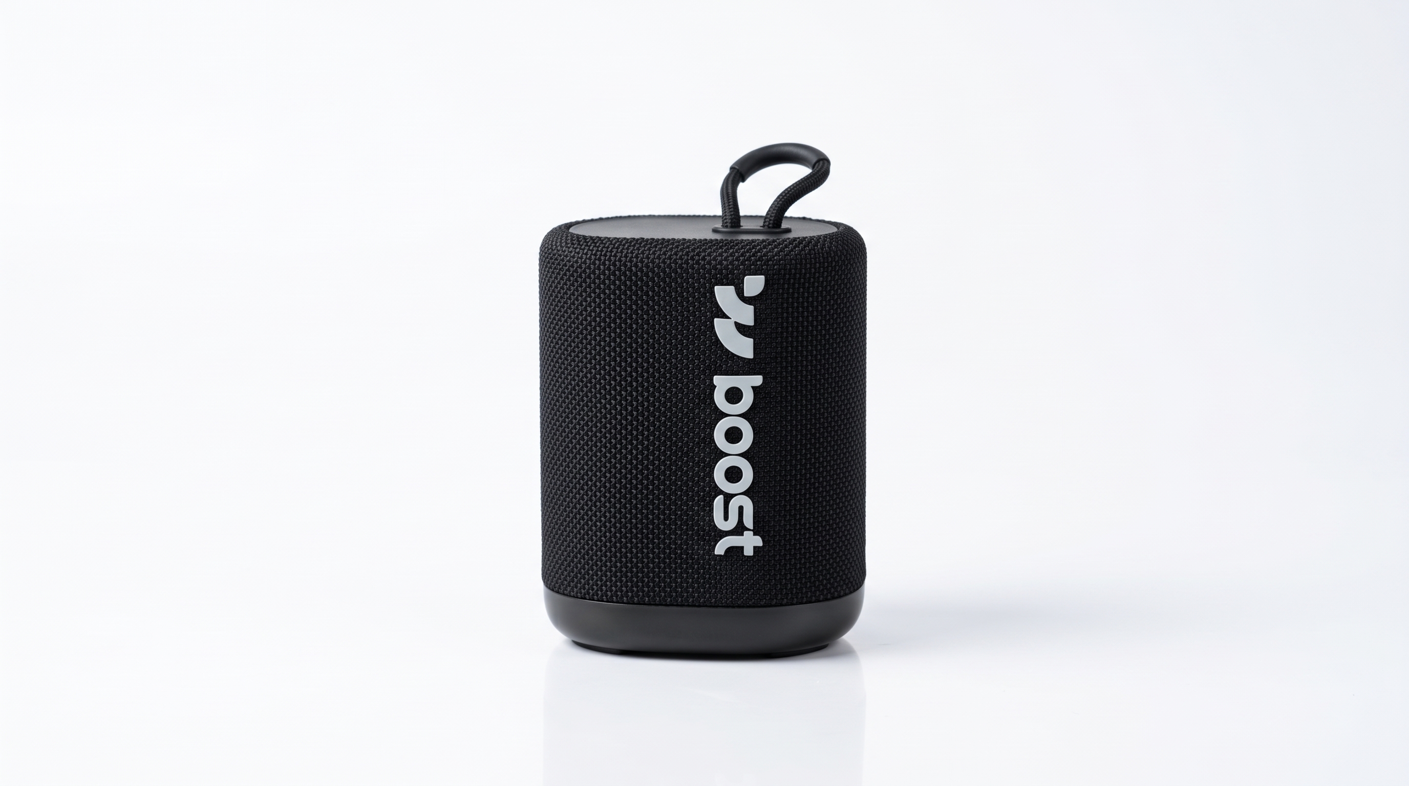 Boost BS103 Portable Bluetooth Speaker IPX5 Water-Resistant with RGB LED Light & Carry Loop – Black