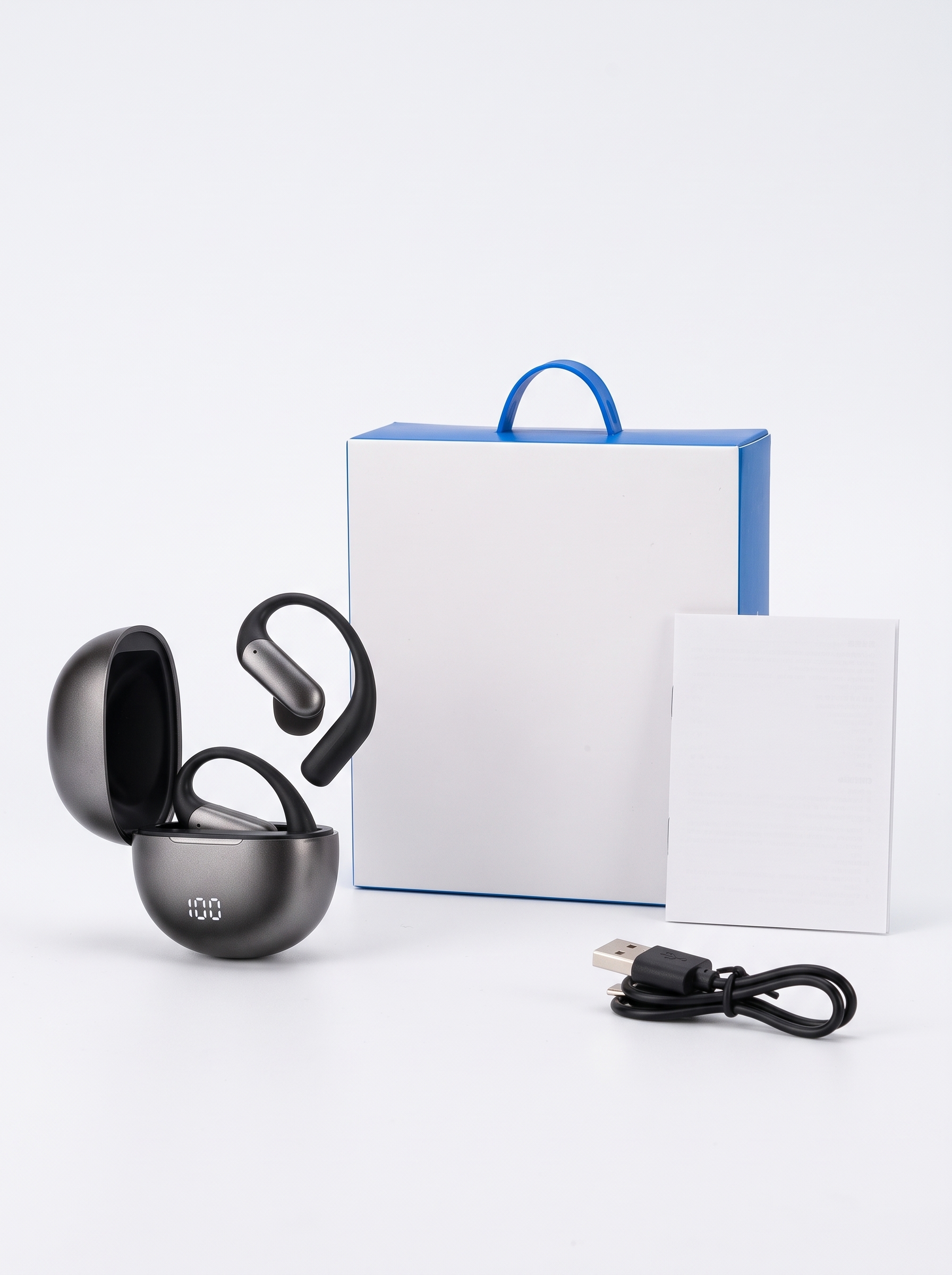NODIZZ Local Stock M9 AI Wireless Earphones – Smart Translation, Noise Reduction, Hands-Free Bluetooth Headset