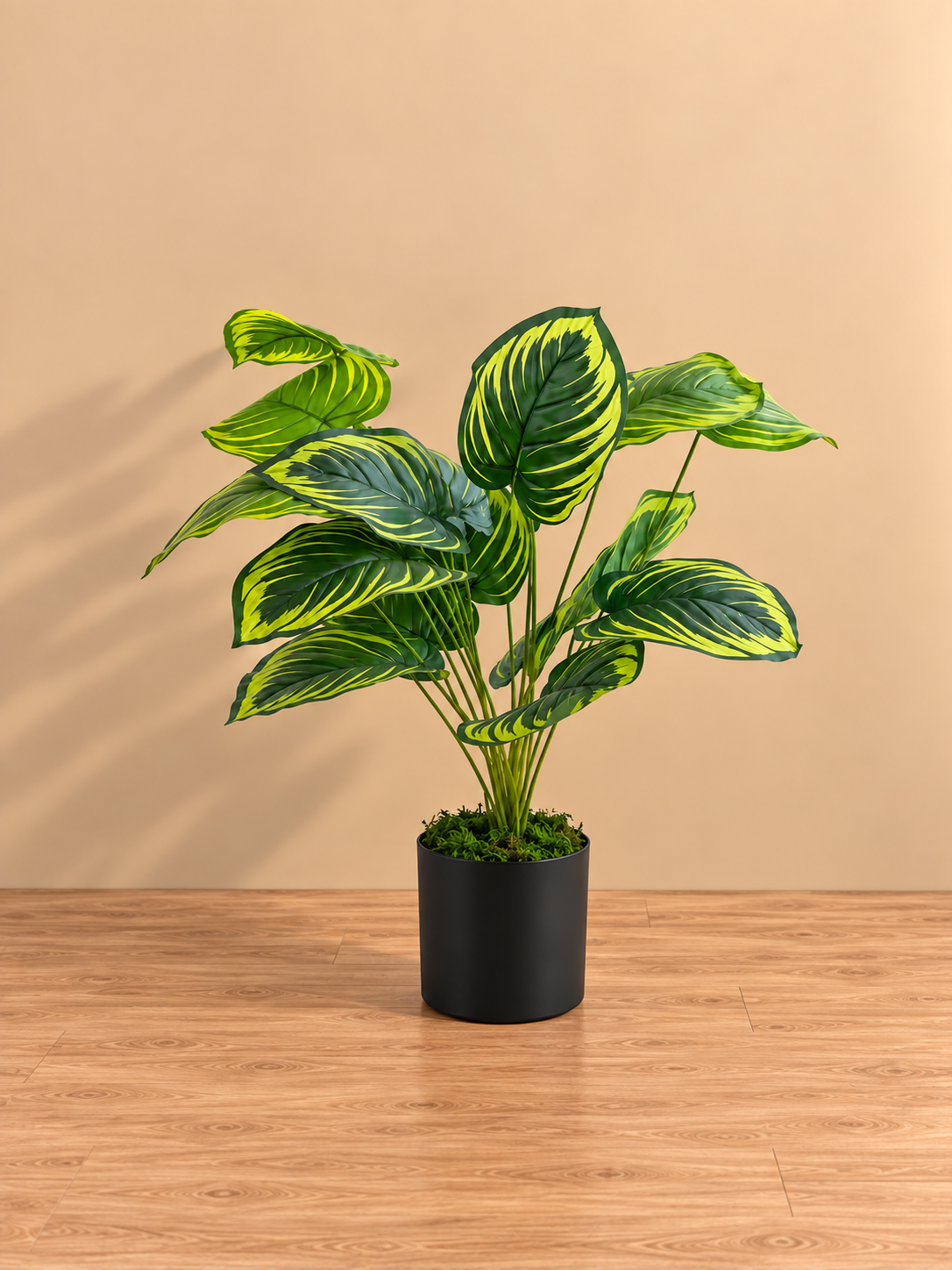 Beitna Helw Lines Monstera – 75cm lush artificial Lines Monstera with 18 elegant leaves