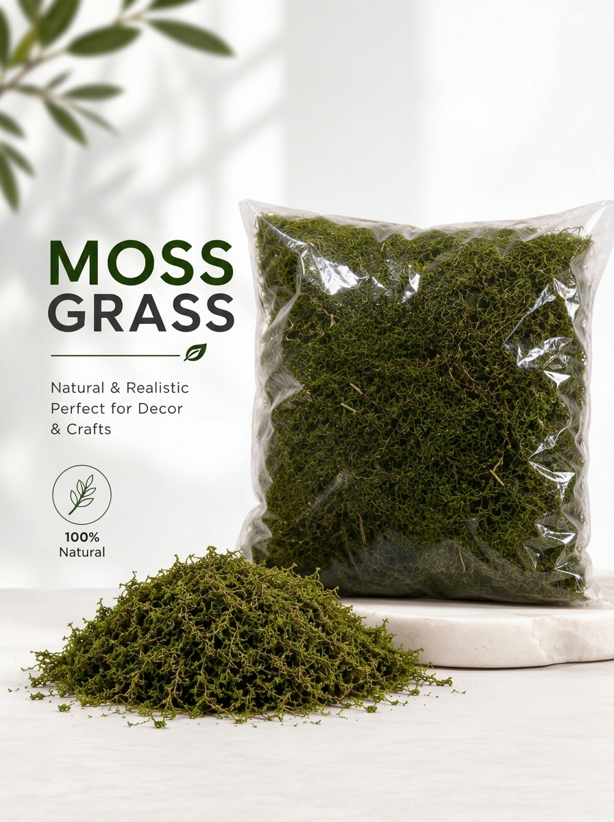 Beitna Helw Dried Natural Grass – 200g Dried Natural Grass • Enough for up to 10 Trees