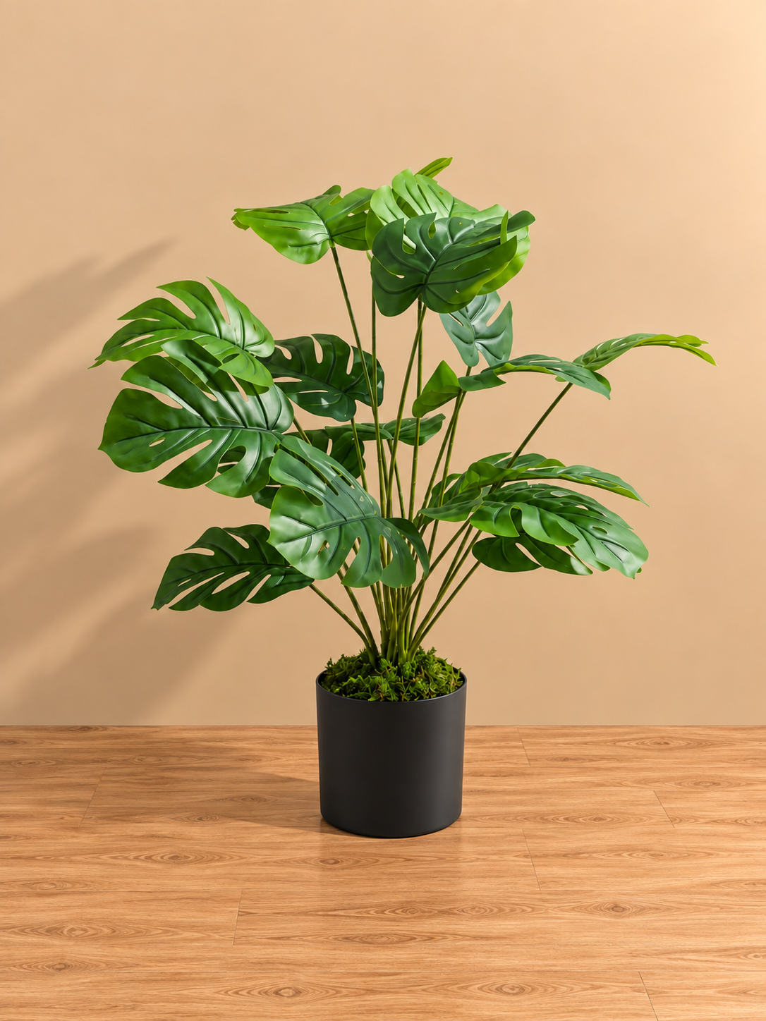 Beitna Helw Hollow Monstera – 75cm lush artificial Monstera with 18 split leaves