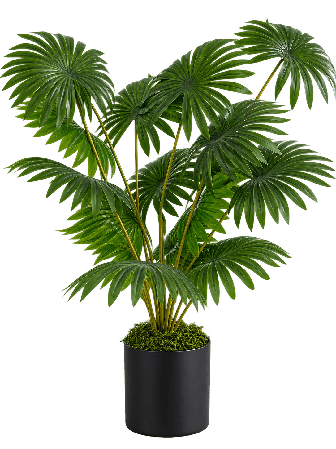 Beitna Helw Fan Palm – 75cm lush artificial Fan Palm with 18 elegant fan-shaped leaves