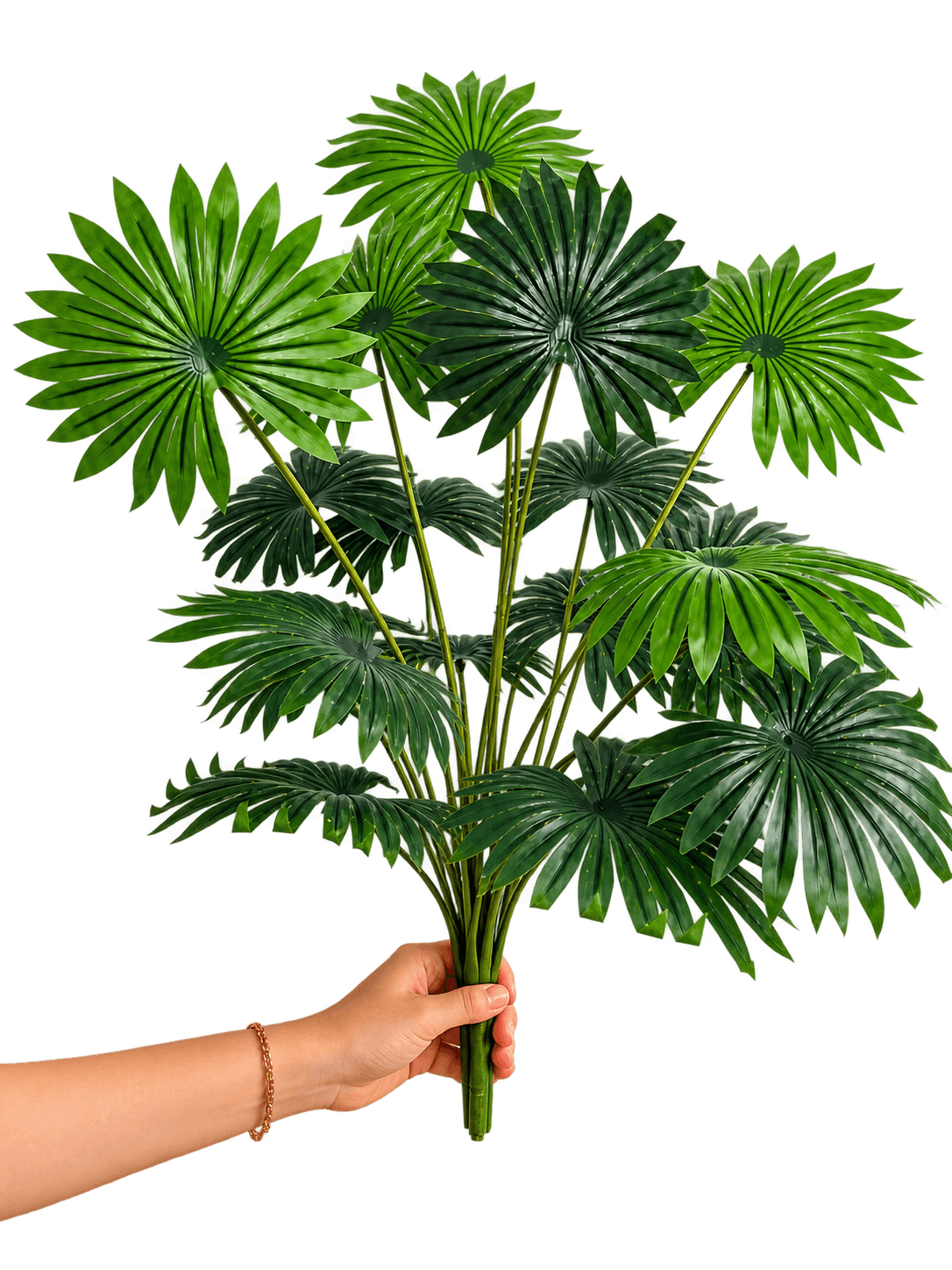 Beitna Helw Fan Palm – Without Pot – Artificial greenery, zero maintenance