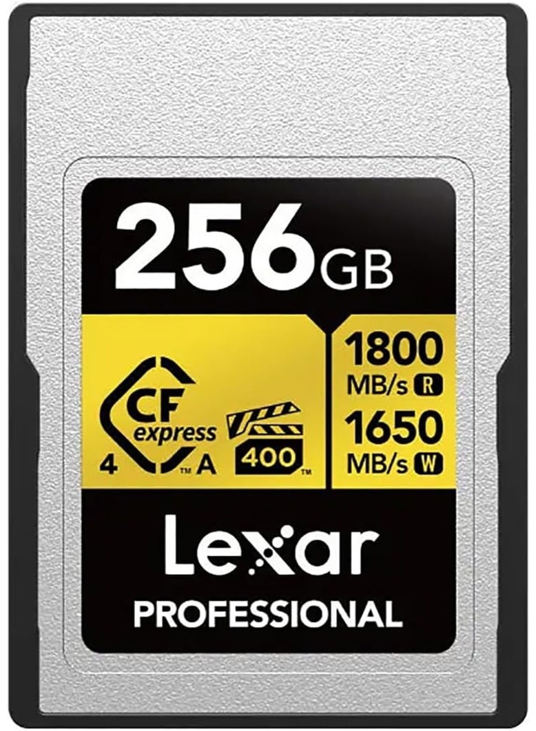 Lexar Professional GOLD CFexpress 4.0 Type A Memory Card 256GB