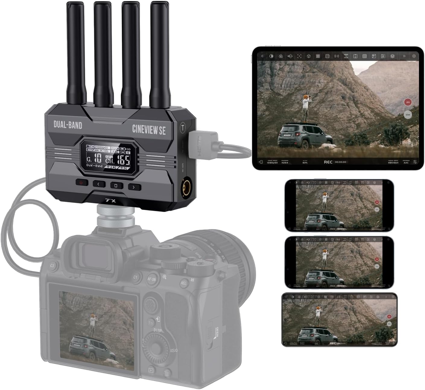 Accsoon CineView SE Multi-Spectrum Wireless Video Transmission System