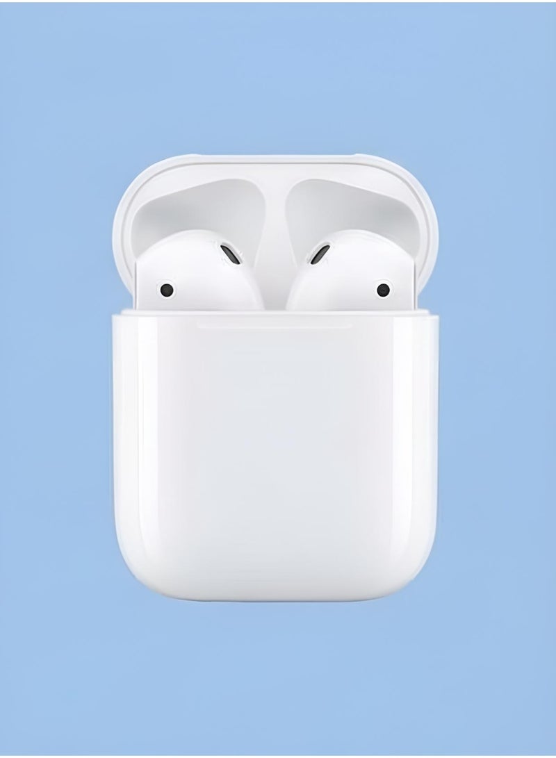 Nodizz DT02 TWS Wireless Earbuds Bluetooth 5.4 Headphones with HD Microphone, 300mAh Charging Case, Hi-Fi Sound & Long Battery Life for iOS/Android - White