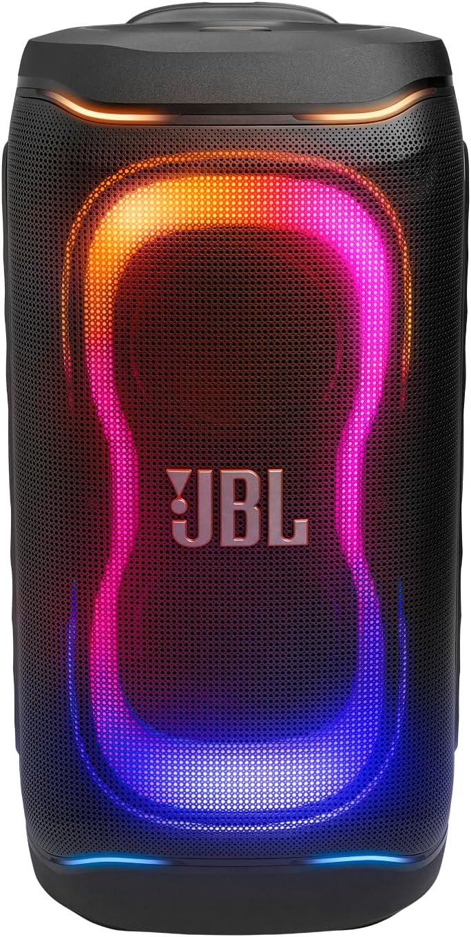جي بي إل بارتي بوكس 330 مكبر صوت محمول للحفلات مع عرض إضاءة LED - أسود