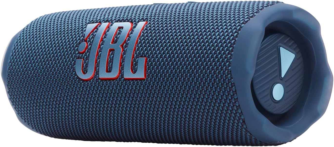 JBL Flip 7 - JBL Pro Sound with AI Sound Boost, up to 16 hours of playtime, multi-speaker connection via Auracast, and waterproof, dustproof, drop-proof design for all adventures – Blue.