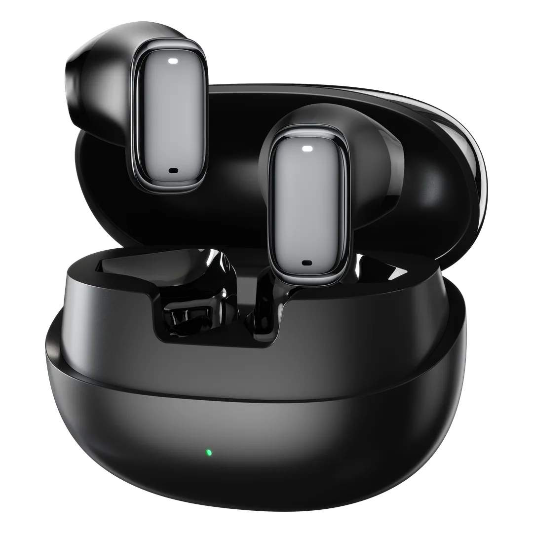 Green Lion Bilbao True Wireless Earbuds, Bluetooth V6.0 In-Ear Headphones with Dual-Microphone Clear Calls, 13mm Dynamic Driver, Up to 20 Hours Playtime with USB-C Charging Case, IPX2 Water Resistant - Black
