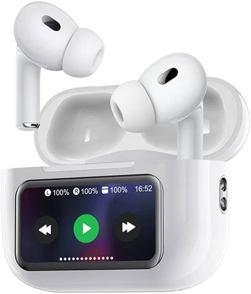 Yesido Lcd Screen Anc+Enc Noise Cancellation Tws Wireless Bluetooth Earphones, Advanced Noise Cancellation, Comfort Fit | Tws29