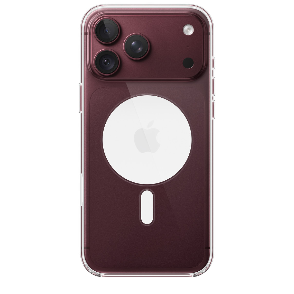 Apple Official Silicone Case with MagSafe for iPhone 18 Pro Max, Heavy Duty Shock-Absorbing Protective Back Cover with Camera Control Button Access, Microfiber Lining Shield - Clear