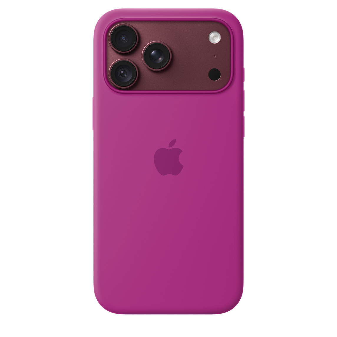 Apple Official Silicone Case with MagSafe for iPhone 18 Pro Max, Heavy Duty Shock-Absorbing Protective Back Cover with Camera Control Button Access, Microfiber Lining Shield - Magenta