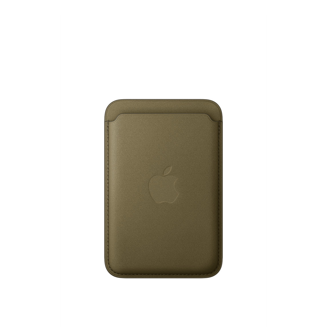Apple Official FineWoven Wallet with MagSafe for iPhone, Magnetic Card Holder with Find My Support, Durable Microtwill Fabric - Olive