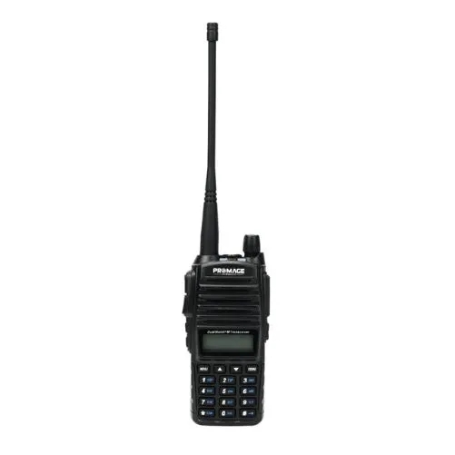 Promage Connect 5W Radio Handheld Dual Band Portable Walkie Talkies With Earpiece – Single Pack (Pc-Wt820)