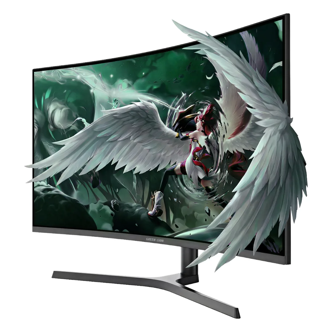 Green Lion Phantom 32" Gaming Monitor - Black