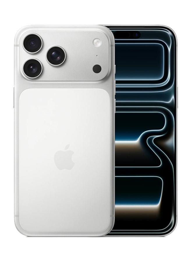 iPhone 17 Pro Max 512GB (Nano SIM + eSIM) Silver 5G With FaceTime - International Version