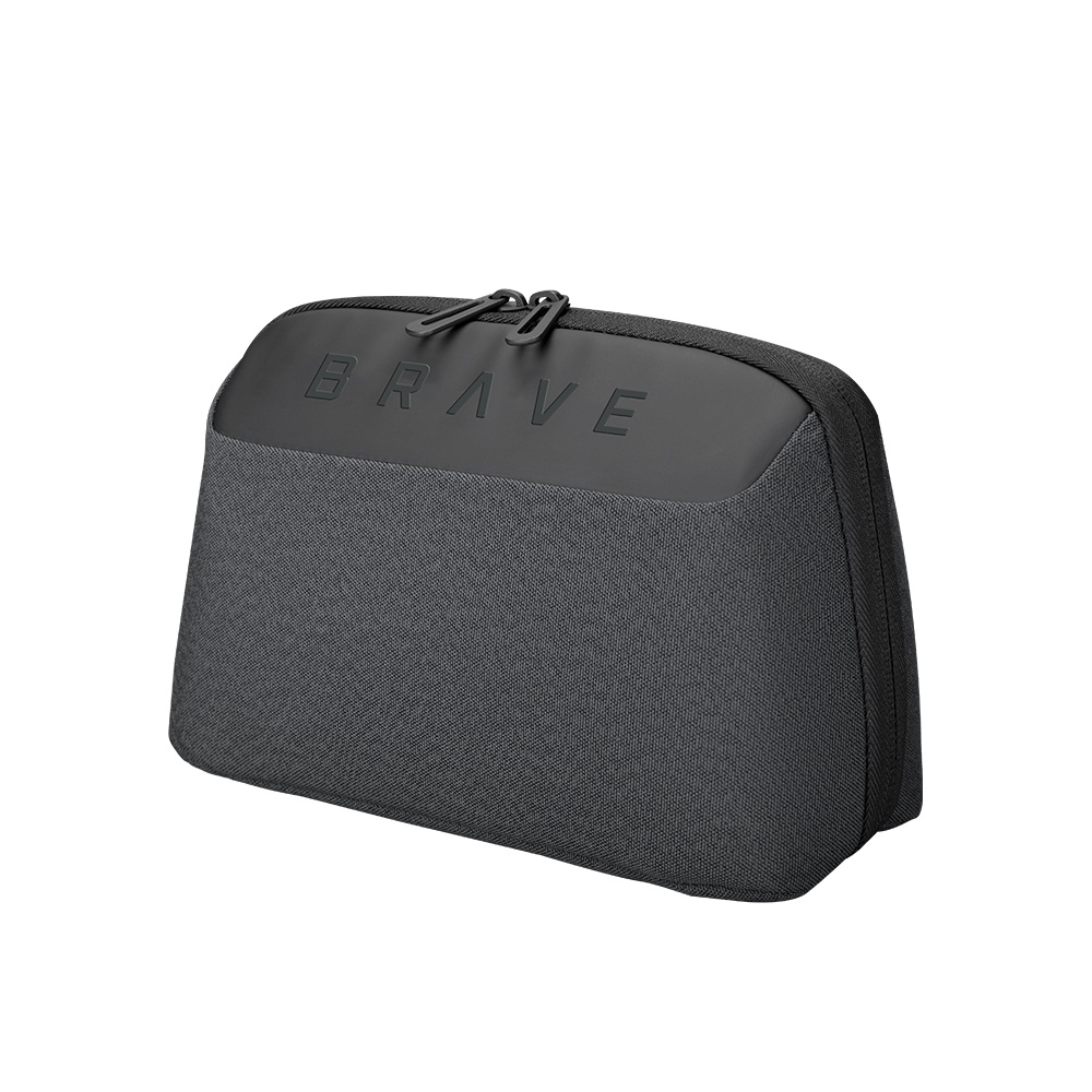 Brave BTP-02 Tech Pouch Organizer Portable Gadget Storage For Travel - Black