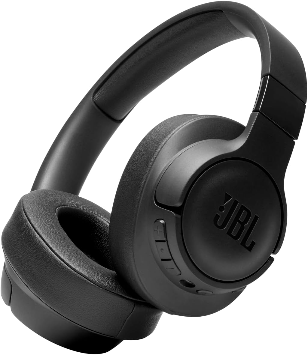 JBL Tune 760NC - Lightweight, Foldable Over-Ear Wireless Headphones with Active Noise Cancellation - Black