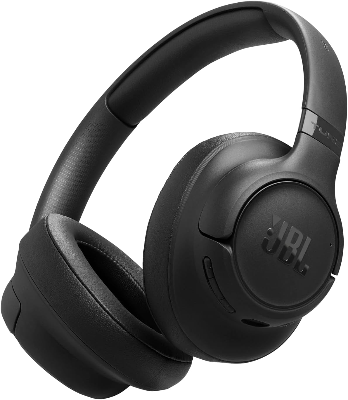 JBL Tune 730BT Wireless Over-Ear Bluetooth Headphones with Pure Bass Sound, 76H Battery Life, Dual Beamforming Mics, Multi-Point Bluetooth 6.0, Foldable & Comfortable – Black (JBLT730BTBLK)