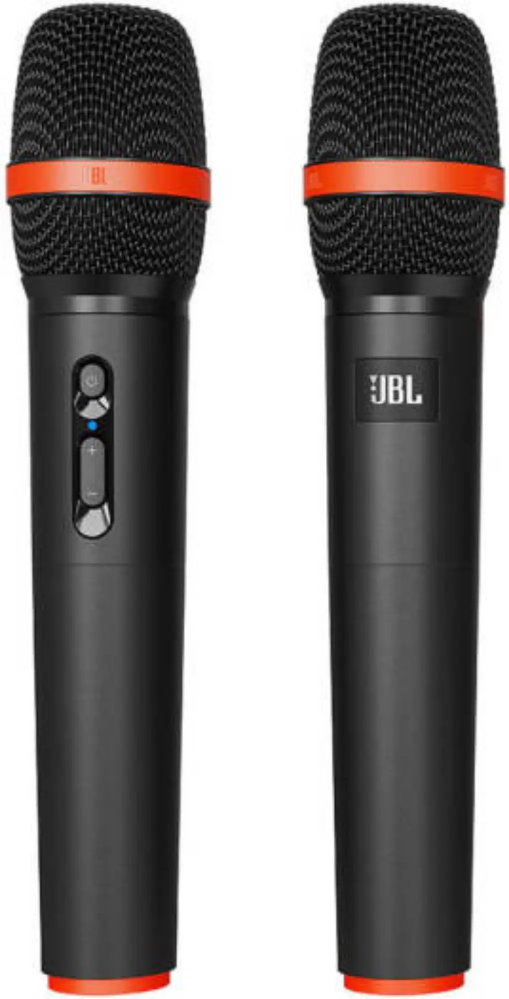 ميكروفونات JBL MIC-300 بتقنية UHF، لاسلكية، نطاق ديناميكي 100 ديسيبل، استجابة ترددية 40 هرتز - 15 كيلو هرتز، نسبة الإشارة إلى الضوضاء، نطاق اتصال يصل إلى 10 أمتار، وقت تشغيل يصل إلى 14 ساعة، اللون أسود/برتقالي | MIC-300-SD24-JAA