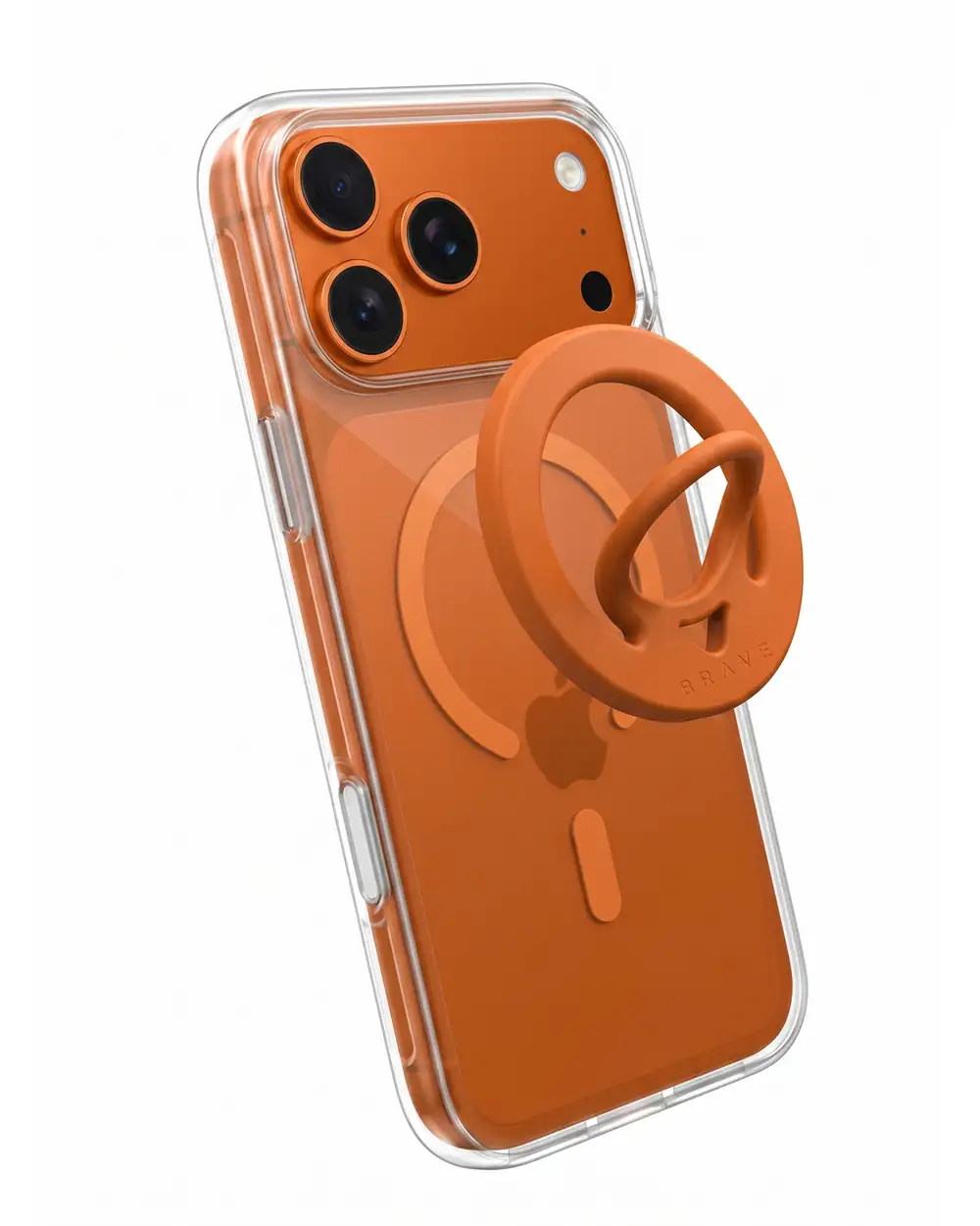 BRAVE Grip Magnetic Finger Ring Holder BG-03 - Orange