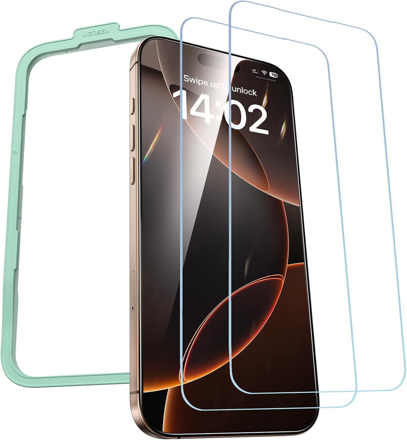 BRAVE Elite Shield Ultra HD Clear Tempered Glass Screen Protector for iPhone 16 Pro Max (6.9-Inch), 9H Military-Grade Impact & Scratch Protection Film