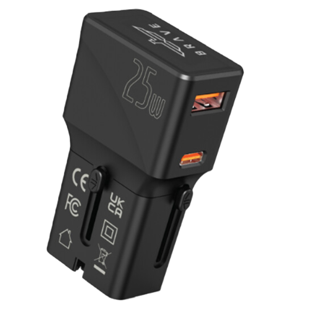 BRAVE BTC-37 GaN2-25W International Travel Charger