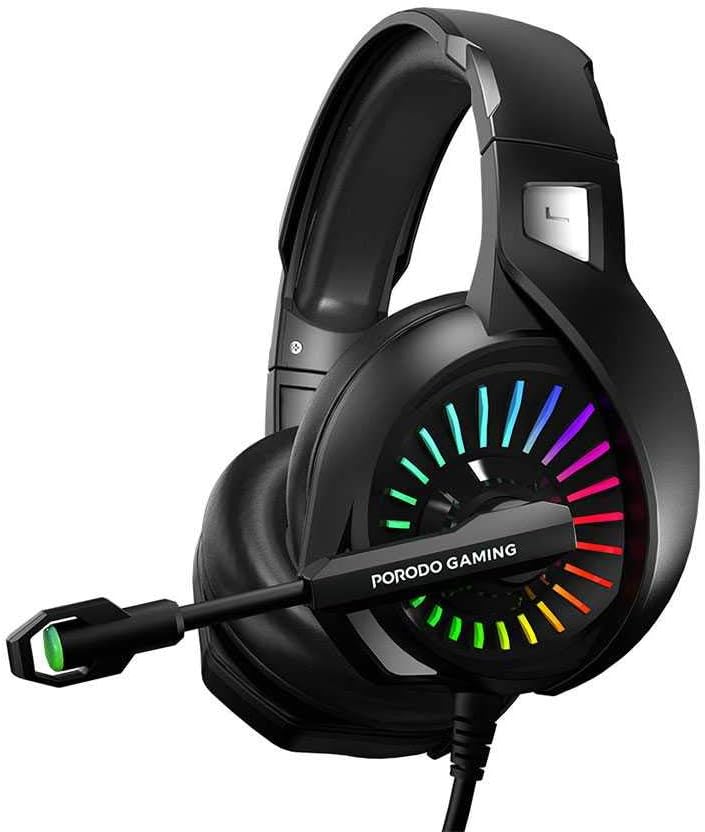 Porodo Gaming E-Sports High Definition Gaming Headphones - Black