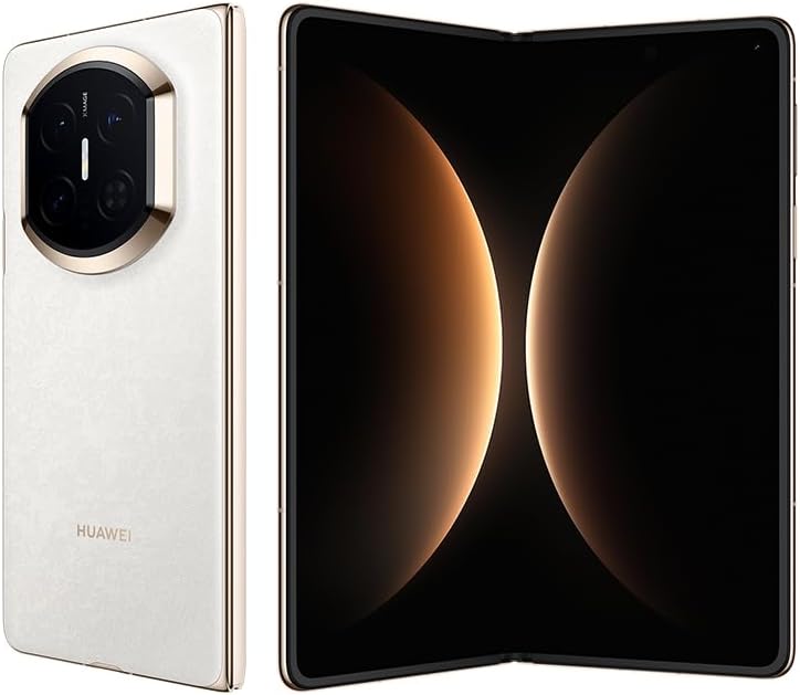 هاتف HUAWEI Mate X7 الذكي القابل للطي (ذاكرة 16 جيجابايت + سعة 512 جيجابايت)، شاشة قابلة للطي مقاس 8 بوصات بتقنية LTPO ومعدل تحديث 120 هرتز، كاميرا بألوان واقعية، زجاج Kunlun، بطارية تدوم طوال اليوم بسعة 5600 مللي أمبير في الساعة، لون أبيض Brocade.