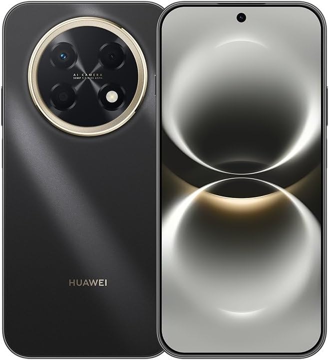 هاتف ذكي Huawei Nova 15 Max 4G (ذاكرة وصول عشوائي 8 جيجابايت / سعة تخزين 256 جيجابايت، شريحتين) + هدية مجانية - إصدار الشرق الأوسط (أسود ذهبي)