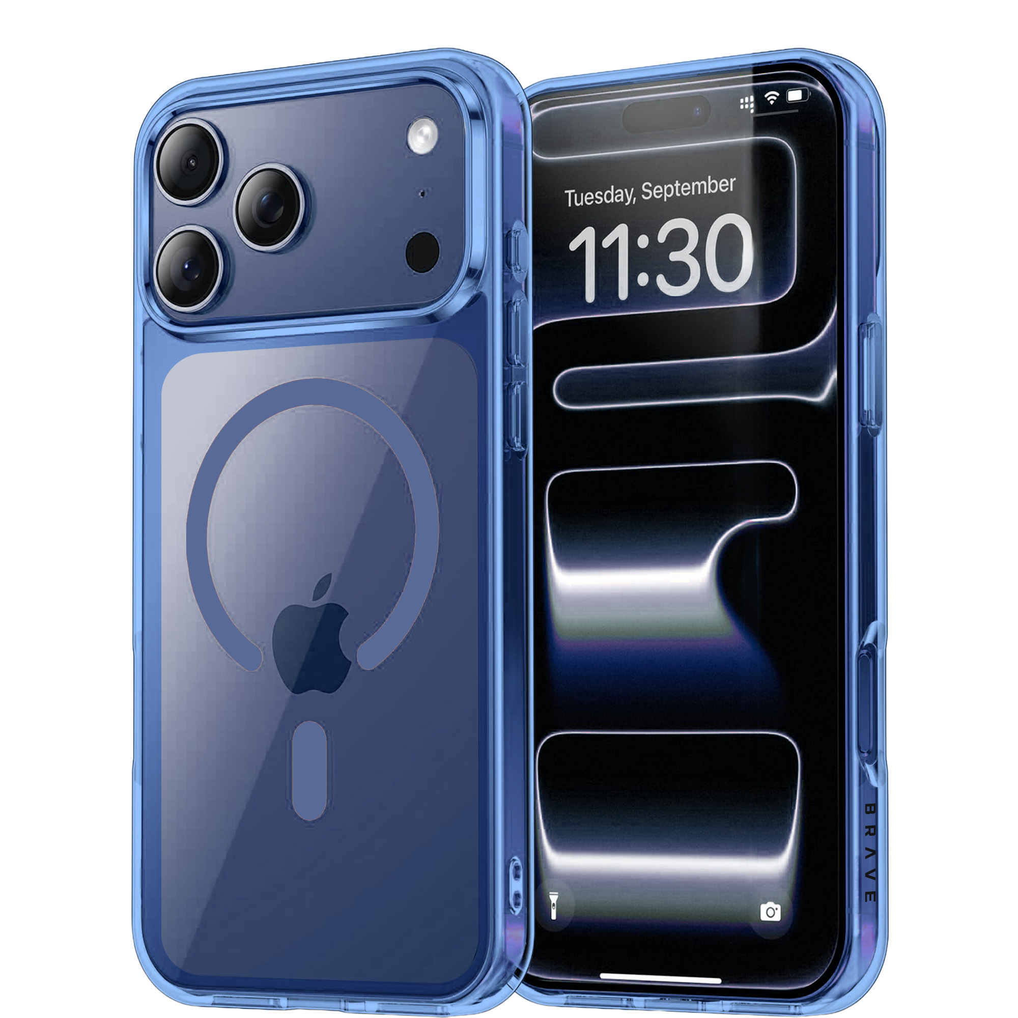 جراب BRAVE Guard لهاتف iPhone 17 Pro Max بتقنية MagSafe - أزرق