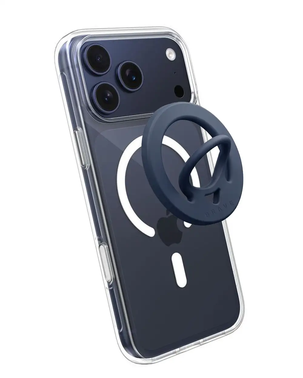 حامل خاتم مغناطيسي للأصابع BRAVE Grip BG-03 - أزرق غامق