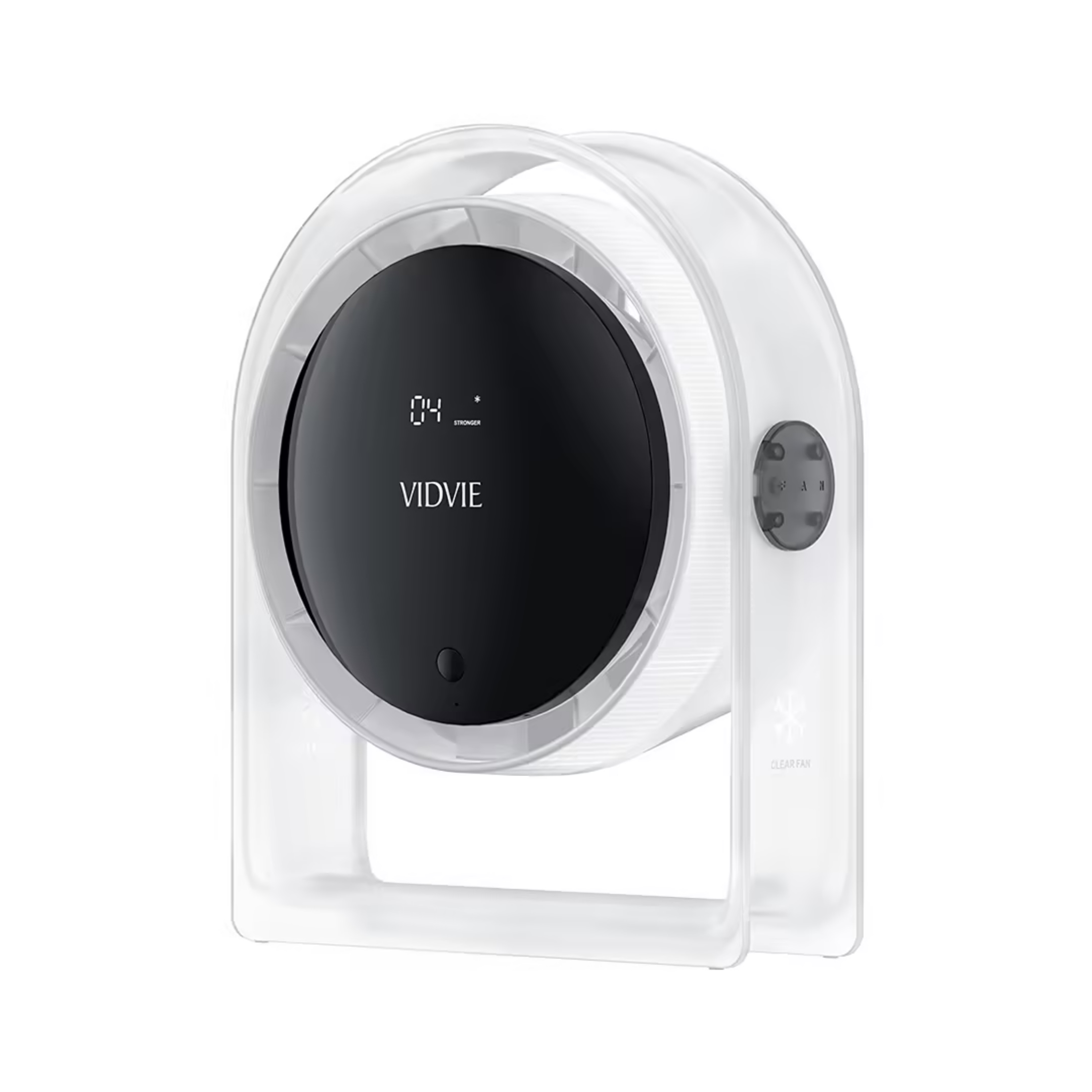 Vidvie FN03 Desktop Fan with Smart Digital Display, Adjustable Wind Speeds, Ultra-Quiet Low-Noise Motor, White